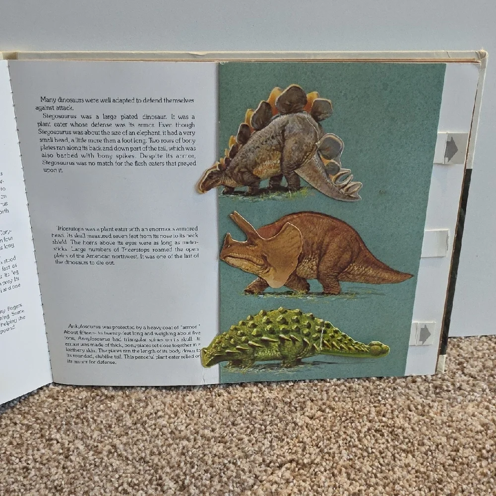 Vintage Pop Up Book - Dinosaurs A Lost World Pop-Up Book